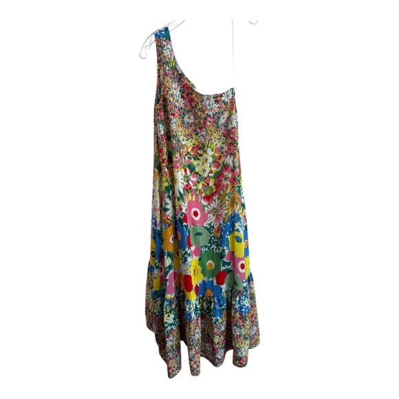 Sara Campbell for Anthropologie One Shoulder Floral Dress Size XXS - Picture 7 of 8